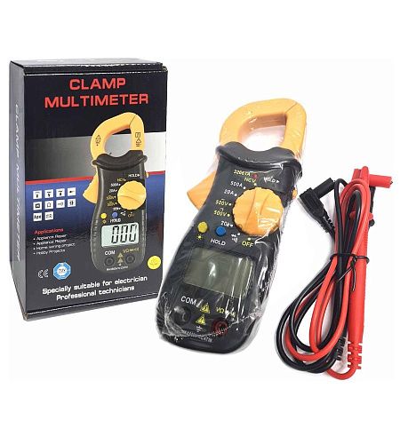 Токоизмерительные клещи DT-3266TA. 500В с прозвонкой в чехле