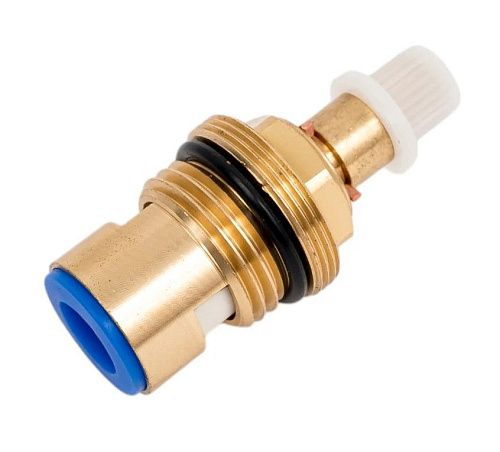 Кран-букса керамика 1/2" 8*20 шлицов под крест (поворот 180град.) ХОЛОДНАЯ LEMARK LM8501B-BL