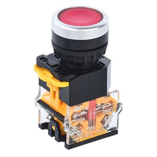 Кнопка D8-11 Ø22мм 1з+1р красная ИЭК