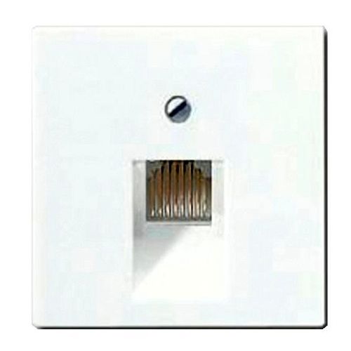 Накладка 1м наклонной телефонной/компьютерной розетки (подходит к серии ECO Profi) AS 500 (белый) JUNG