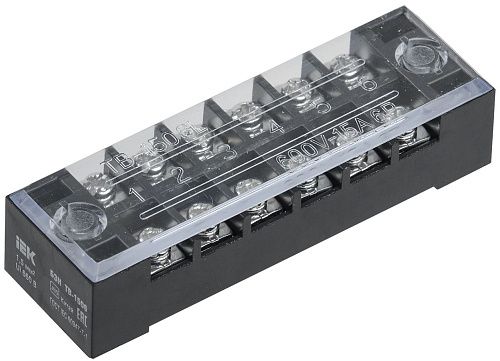Блок зажимов БЗН ТВ-1506 6 пар 1.5мм2 15А ИЭК