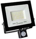 Прожектор светодиодный 50Вт 6500К 4000Лм IP65 FL Sensor Pro с датчиком движения Smartbuy черный