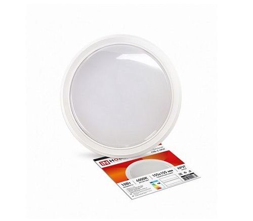 Светильник светодиодный накладной СПБ-2-210 10Вт 4000K 800Лм Ø155х33мм IP40 IN HOME белый круг