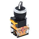 Переключатель D8-11X2 2 положения 1з+1р черный ИЭК