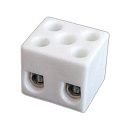 Клемма керамическая 2х2.5мм2 с крепежным отверстием (112-12021200-00) Werit