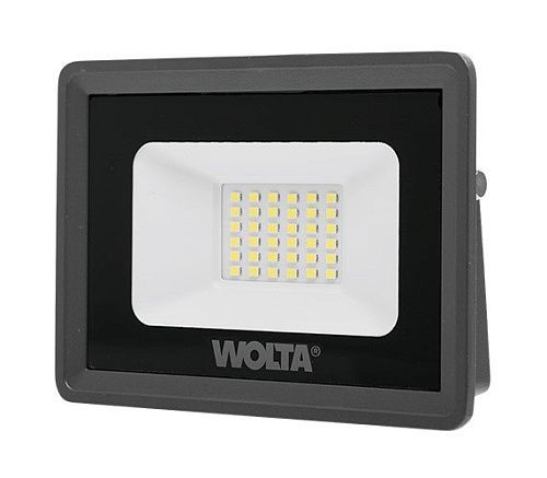 Прожектор светодиодный WFL-30W/06 30Вт 5700K 2700Лм IP65 Wolta серый