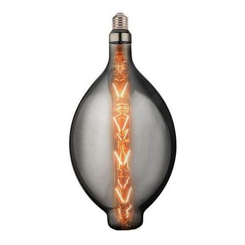 Лампа светодиодная 8Вт 2400К 250Лм 345х185мм E27 Filament ENIGMA-XL Horoz ТИТАНОВЫЙ (001-051-0008)