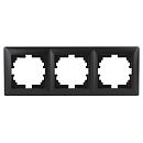 Рамка 3 поста (антрацит) Intro Solo ЭРА (4-503-05)