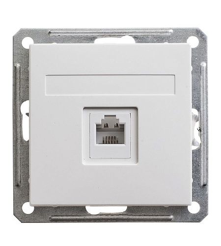 Розеточный механизм СУ TF RJ11 (белый) W59 SE