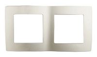 Рамка 2 поста (перламутр) Эра12 ЭРА (12-5002-15)