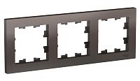 Рамка 3 поста (мокко) ATLASDESIGN SE