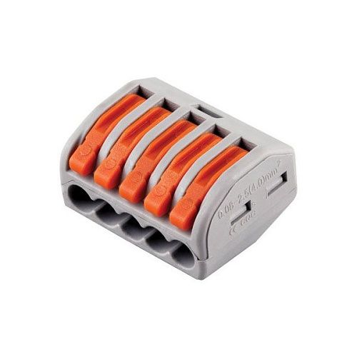 Клемма соединительная рычажковая 5х4мм2 222-415 SINEYI