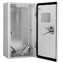 Щит учета навесной ЩУ 3ф 12 модулей + 3ф счетчик 440х240х170м крепление на столб без сальников Øотв.22.5мм IP54 MECAS