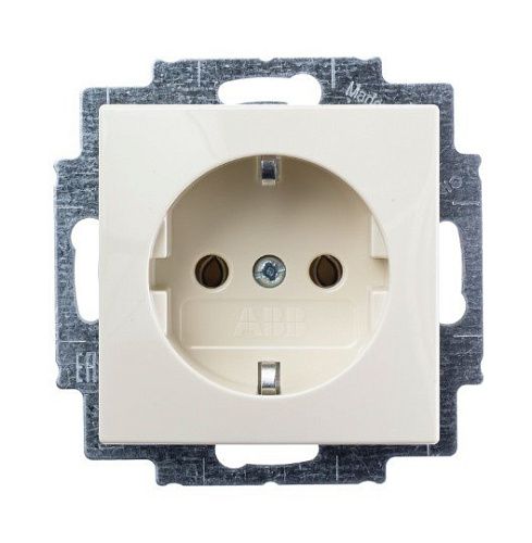 Розетка SCHUKO 20 EUC-92 (слоновая кость) Basic 55 ABB (2011-0-3857)