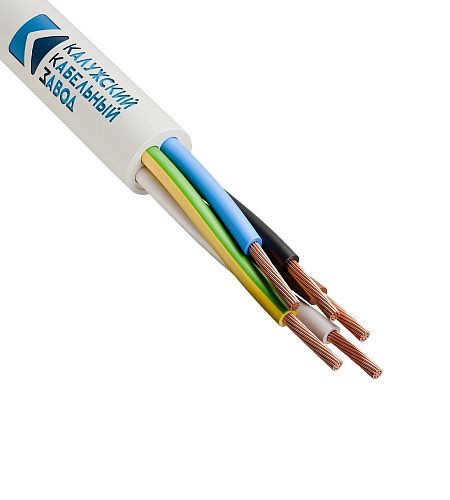 Провод соединительный ПВС 5х2.5 Калужский кабельный завод (ККЗ) (ГОСТ)