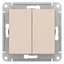 Переключатель 2кл перекрестный 2х схема 7 10АХ (бежевый) ATLASDESIGN SE Переключатель 2кл перекрестный 2х схема 7 10АХ (бежевый) ATLASDESIGN SE