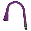 Излив гибкий с лейкой "колокольчик" фиолетовый 49см MELODIA MKP20903