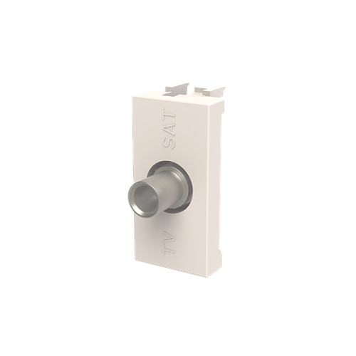 Розетка TV 1-модульная одиночная N2150 BL (альпийский белый) Zenit ABB