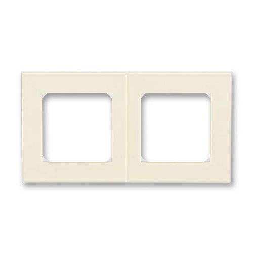 Рамка 2 поста (слоновая кость/белый) Levit ABB