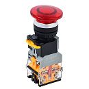 Кнопка D8-11MD "Грибок" Ø22мм 1з+1р с подсветкой красная ИЭК
