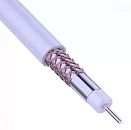 Кабель коаксиальный телевизионный RG-6U+Cu  Cu/Al/Cu  75Ом (белый) REXANT