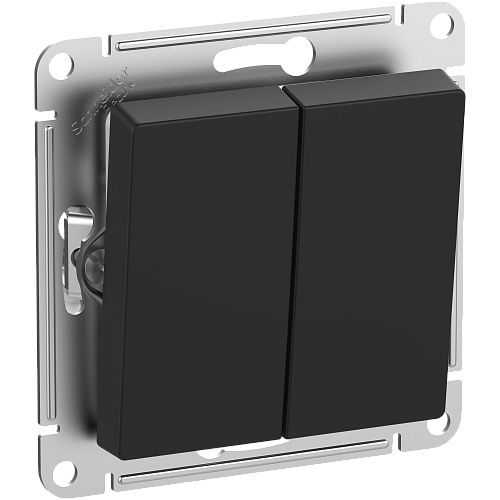 Выключатель 2кл схема 5 10АХ IP44 (карбон) ATLASDESIGN AQUA SE