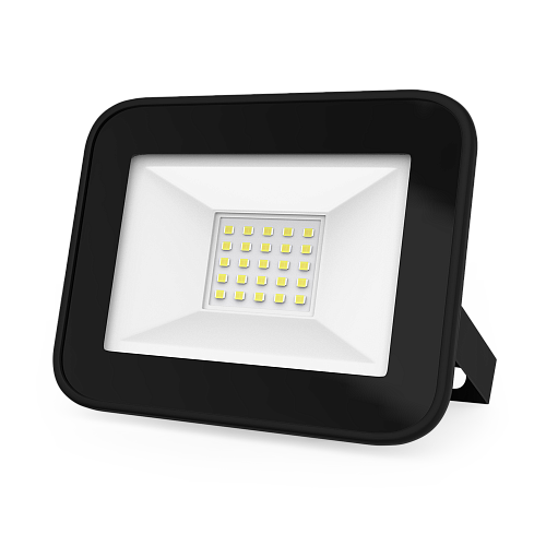 Прожектор светодиодный 20Вт 6500К 1700Лм IP65 GAUSS Elementary ПРОМО черный