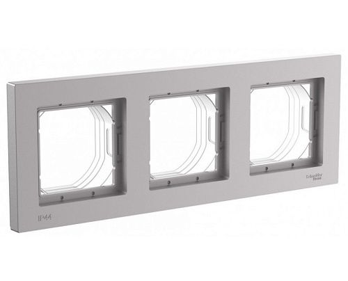 Рамка 3 поста IP44 (алюминий) ATLASDESIGN AQUA SE