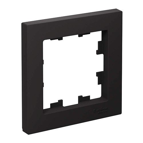 Рамка 1 пост (карбон) ATLASDESIGN SE