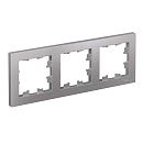 Рамка 3 поста универсальная (алюминий) ATLASDESIGN SE