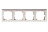 Рамка 4 поста 2514-92 (слоновая кость) Basic 55 ABB (1725-0-1487)