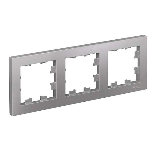 Рамка 3 поста универсальная (алюминий) ATLASDESIGN SE