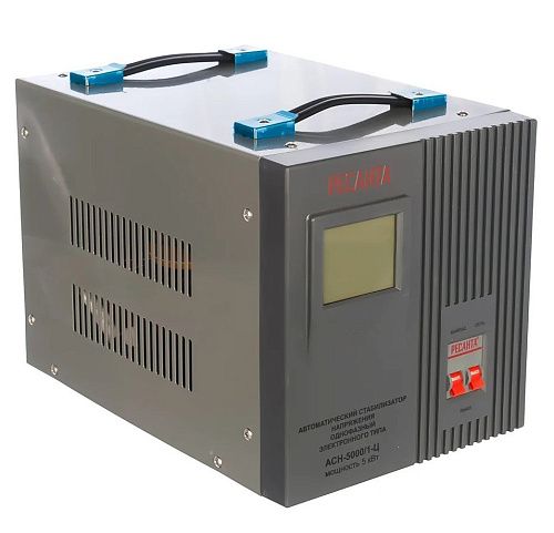 Стабилизатор АСН-5000/1-Ц 140-260В 220±8% IP20 напольный РЕСАНТА