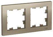 Рамка 2 поста универсальная (шампань) ATLASDESIGN SE Рамка 2 поста универсальная (шампань) ATLASDESIGN SE