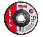 Круг лепестковый торцевой 125х22.2мм тип КЛТ 1 P60 ЗУБР (36593-125-60)