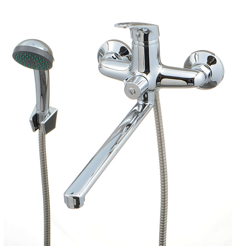 Смеситель ванна Ex-Promt RING картридж д.35 мм длинный излив 274 мм Ex132.3-05 (Гарантия 5 лет)