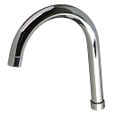 Излив для кухонного смесителя R-образный Люкс с аэратором 25.5см MELODIA MKP20667P/20667