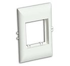 Рамка для встраиваемого оборудования 45х45х9мм для кабель-каналов РКК-100х60 и РКК-100х40 (белый) Ruvinil