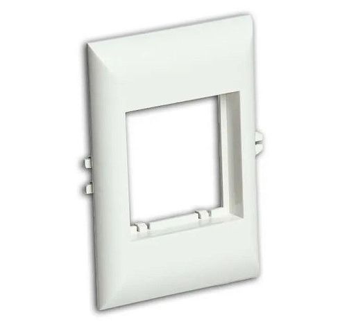 Рамка для встраиваемого оборудования 45х45х9мм для кабель-каналов РКК-100х60 и РКК-100х40 (белый) Ruvinil