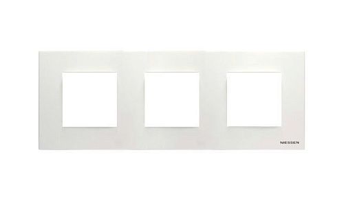 Рамка 3 поста N2273 BL (альпийский белый) Zenit ABB