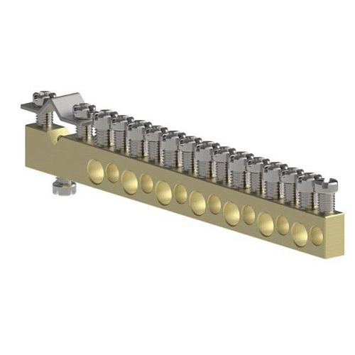 Шинка латунная L-15 1х25+14х10мм2 Elektro-Plast