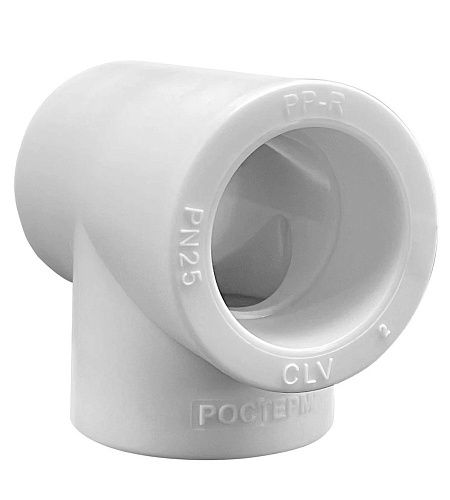 Тройник  PP-R  40 мм белый РОСТерм профи PR-T40 (5)