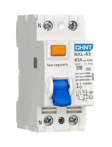 Устройство защитного отключения 2п 25А 30мА тип A NXL-63 6кА (R) CHINT (280716)