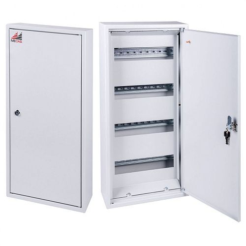 Щит распределительный навесной ЩРН-48 замок 1дверь 4ряда 610х300х125мм без сальников Øотв.32мм IP31 MECAS