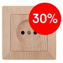 Розетка 2P 16А (сосна) Intro Solo ЭРА (4-201-11)