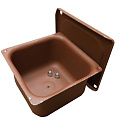 Коробка распаячная ОУ 150х150х90мм металлическая с крышкой IP31 У-995 (корич/сер) Электрофидер/TDM