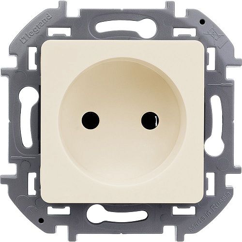 Розетка 2К (слоновая кость) INSPIRIA Legrand/Daccord (673711)
