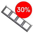 Рамка 4 поста (алюминий) ECO Profi JUNG