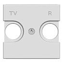 Накладка TV-R 2-модульная  N2250.8 BL (альпийский белый) Zenit ABB