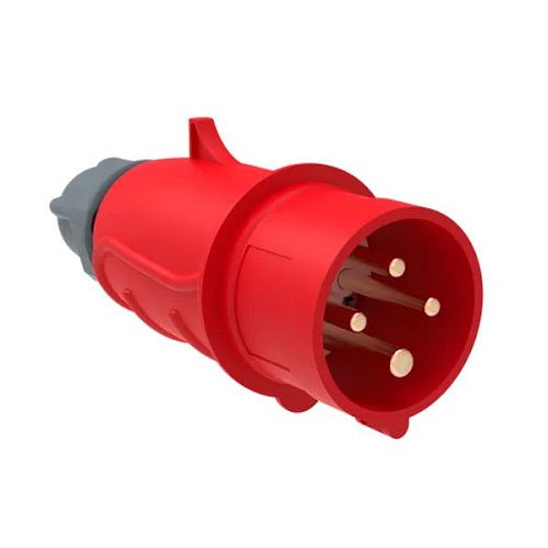 Вилка ССИ-014 16А-6ч/380-415В 3Р+РЕ IP44 переносная MAGNUM ИЭК 